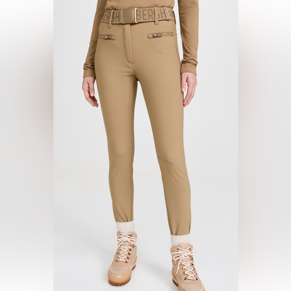 Goldbergh Paris Ski Tan Stirrup Pants 46 / 14